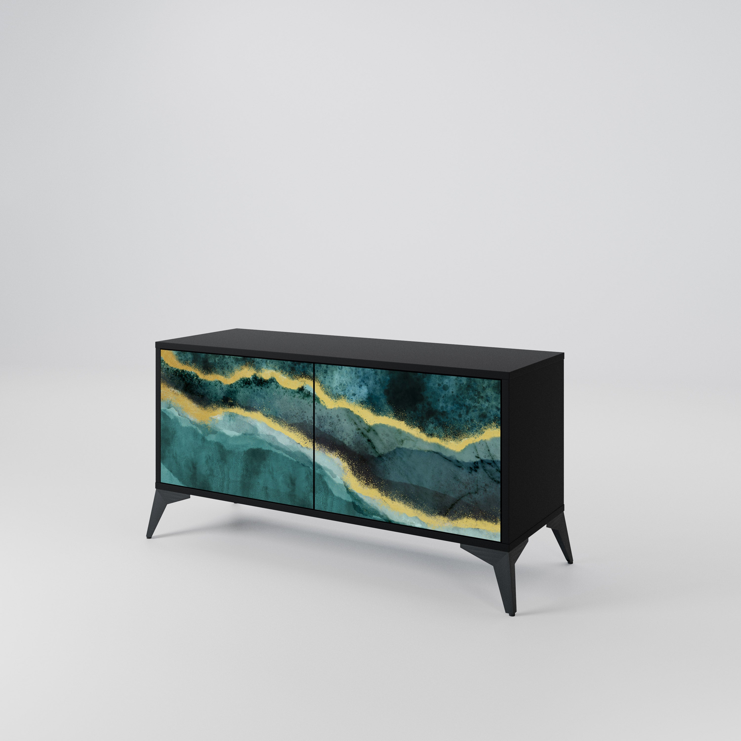 GOLDRUSH ODYSSEY Compact 2-Door TV Cabinet