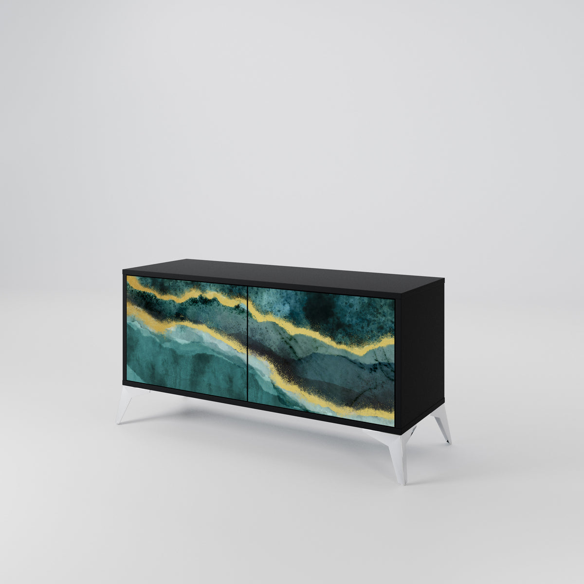 GOLDRUSH ODYSSEY Compact 2-Door TV Cabinet