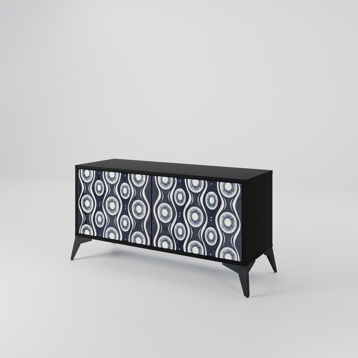 GRAPHITE EYES Compact 2-Door TV Cabinet