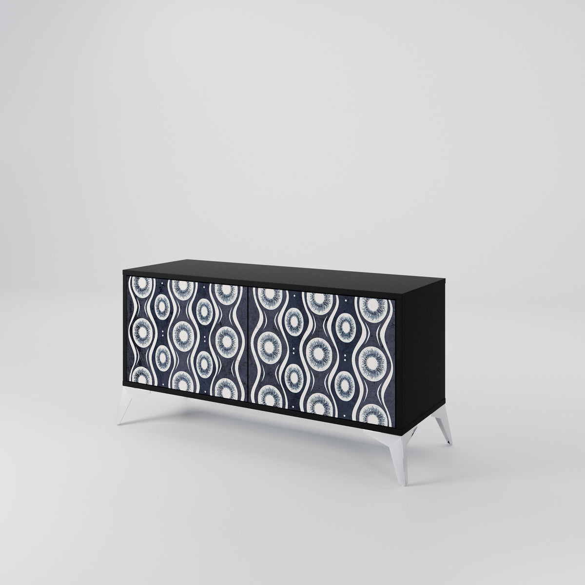 GRAPHITE EYES Compact 2-Door TV Cabinet