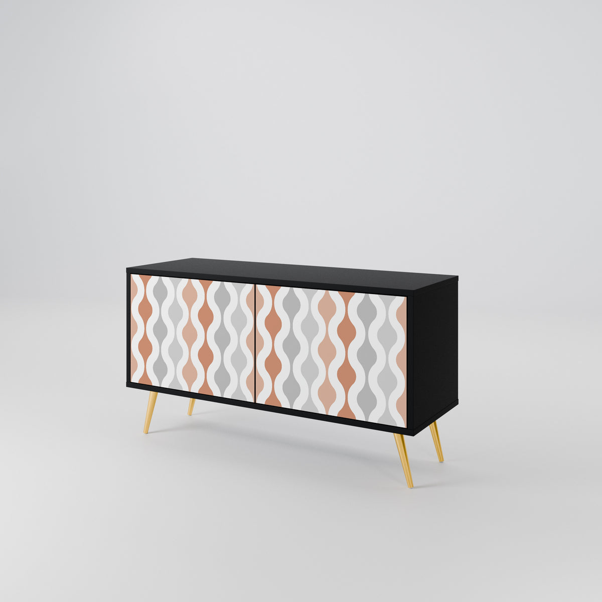 HAZY NOSTALGIA Compact 2-Door TV Cabinet
