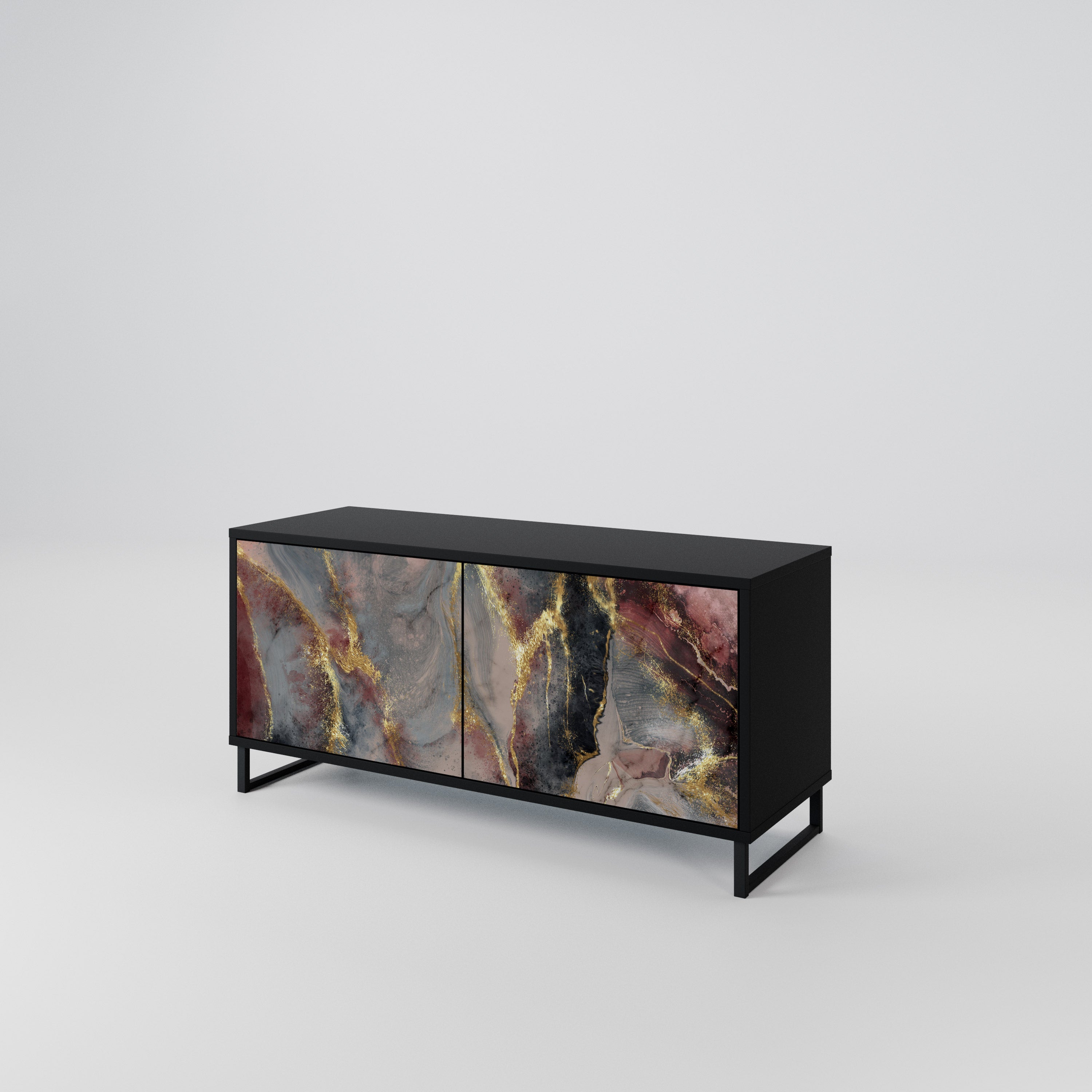 GOLDEN TIDES Compact 2-Door TV Cabinet