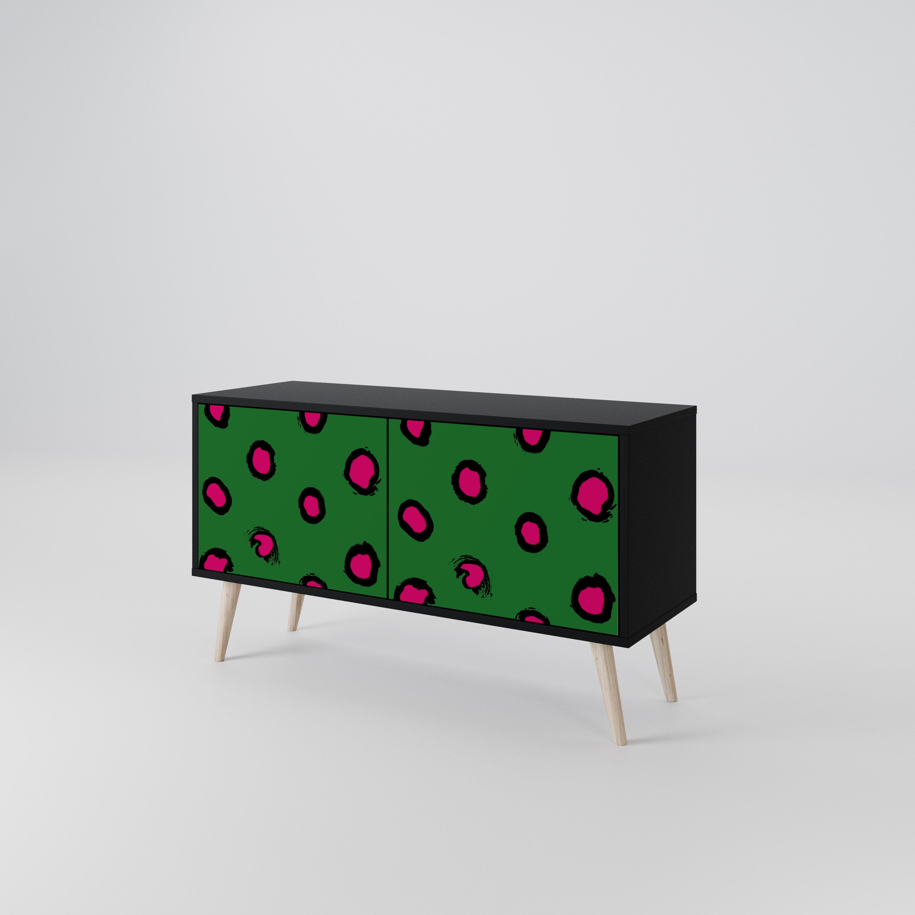FUNKY SPOTS Compact 2-Door TV Cabinet