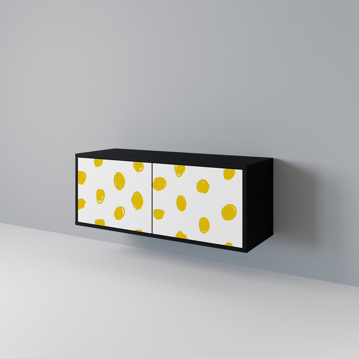 RADIANT REVERIE Kompakt TV-bänk med 2 dörrar