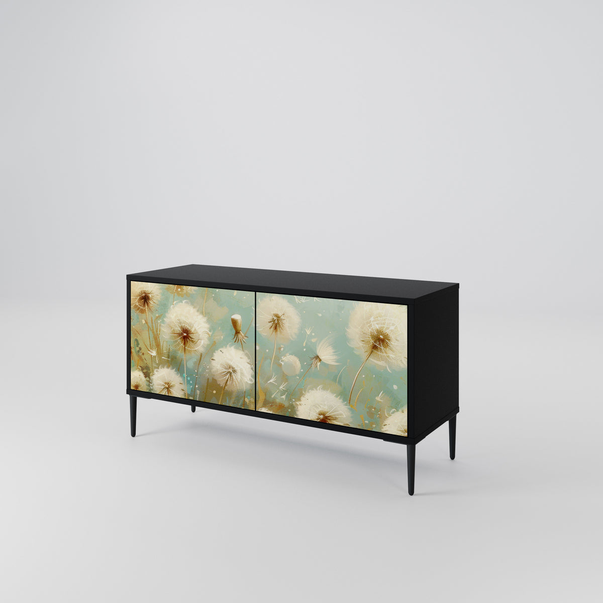 DREAMY MEADOW Kompakt TV-bänk med 2 dörrar