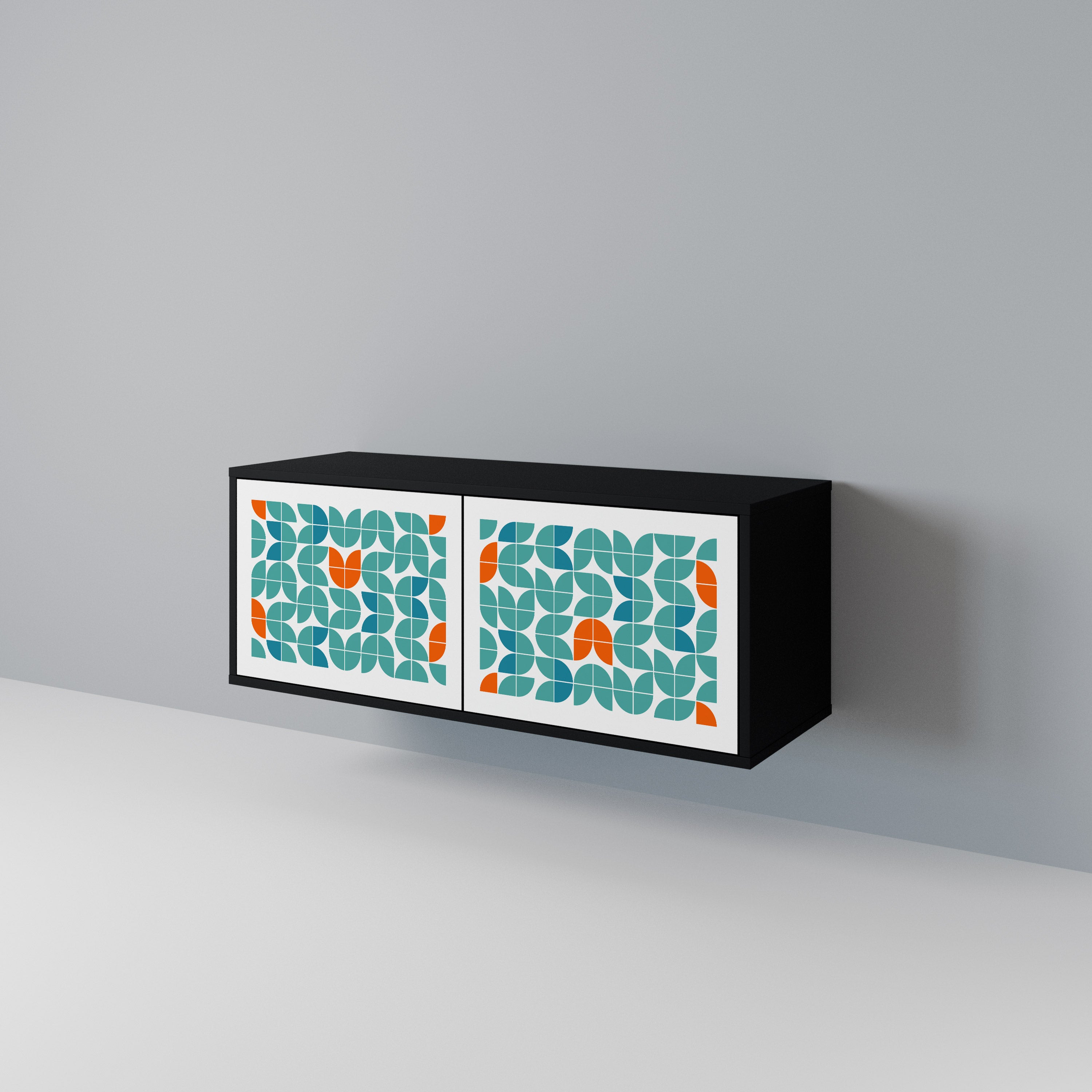 BE THE CHANGE Kompakt TV-bänk med 2 dörrar