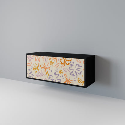 SPRING WHIMSY Kompakt TV-bänk med 2 dörrar