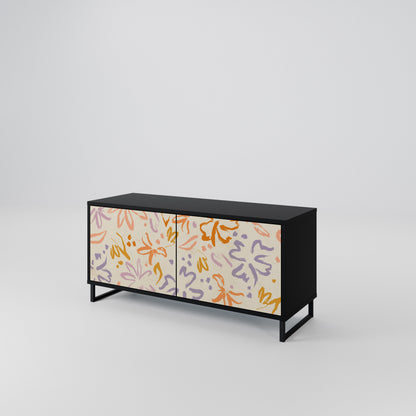 SPRING WHIMSY Kompakt TV-bänk med 2 dörrar