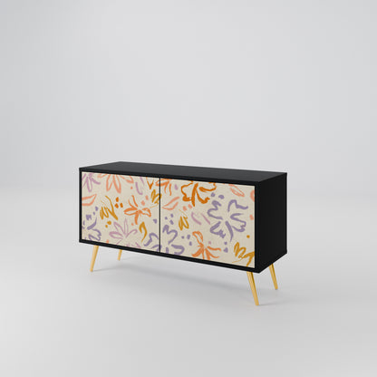 SPRING WHIMSY Kompakt TV-bänk med 2 dörrar