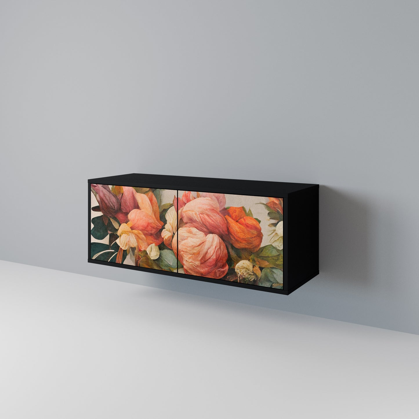 STYLISH BEAUTY Kompakt TV-bänk med 2 dörrar