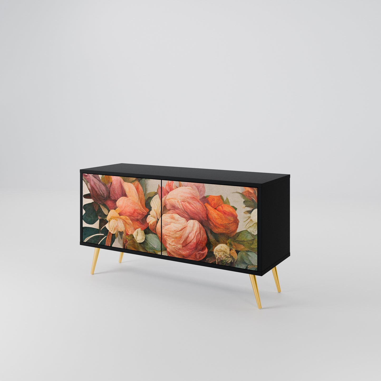 STYLISH BEAUTY Kompakt TV-bänk med 2 dörrar