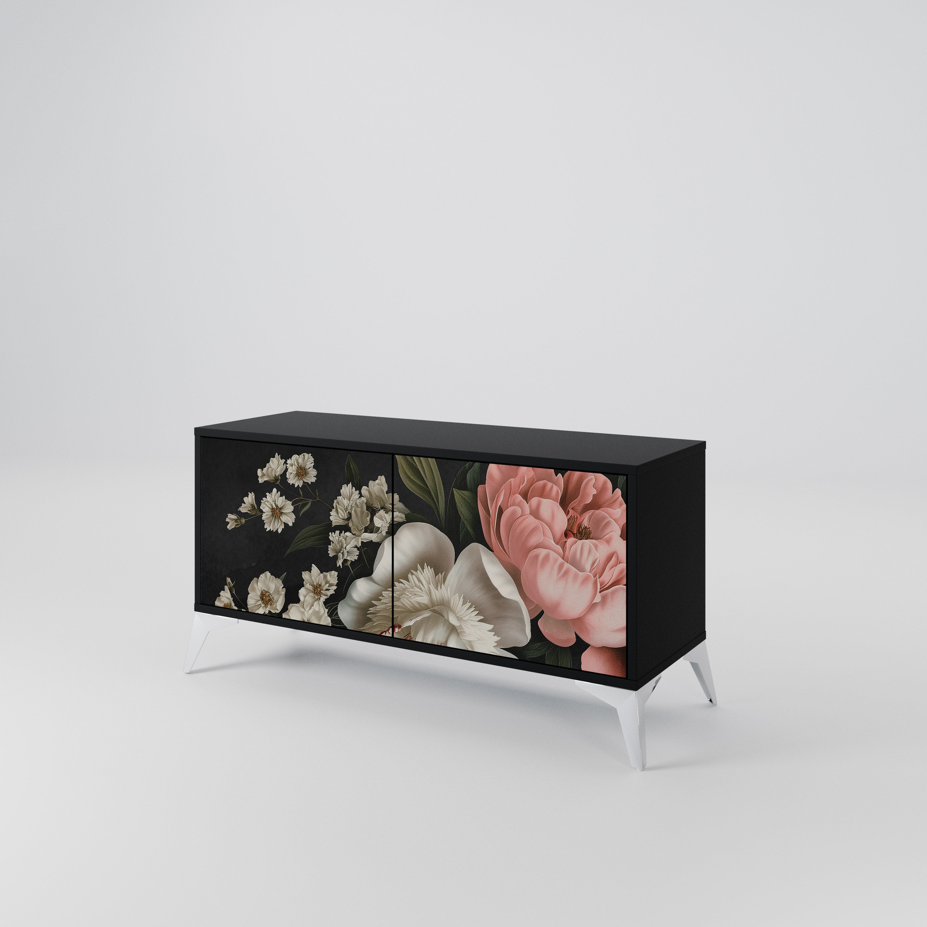 LUSH ELEGANCE Kompakt TV-bänk med 2 dörrar