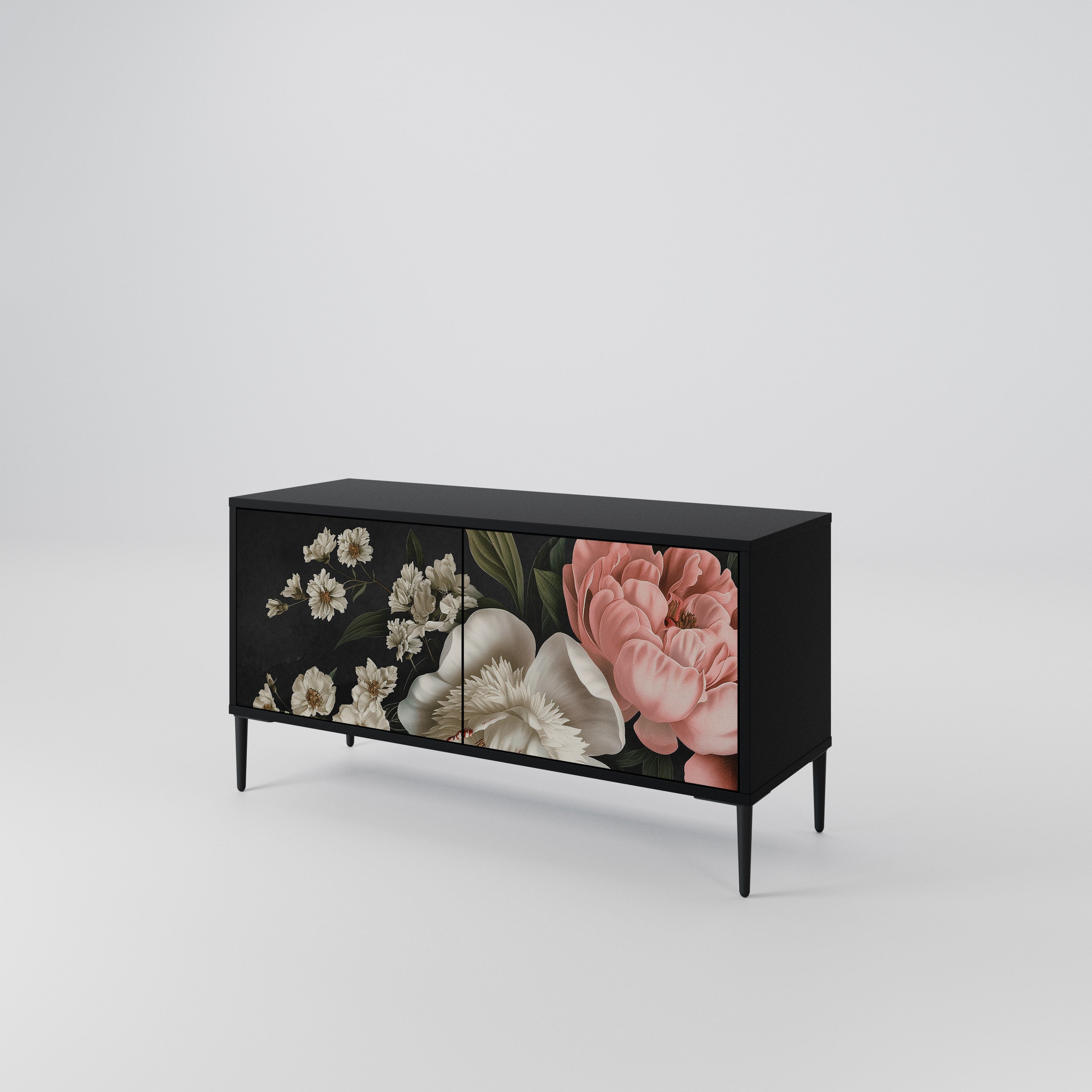 LUSH ELEGANCE Kompakt TV-bänk med 2 dörrar