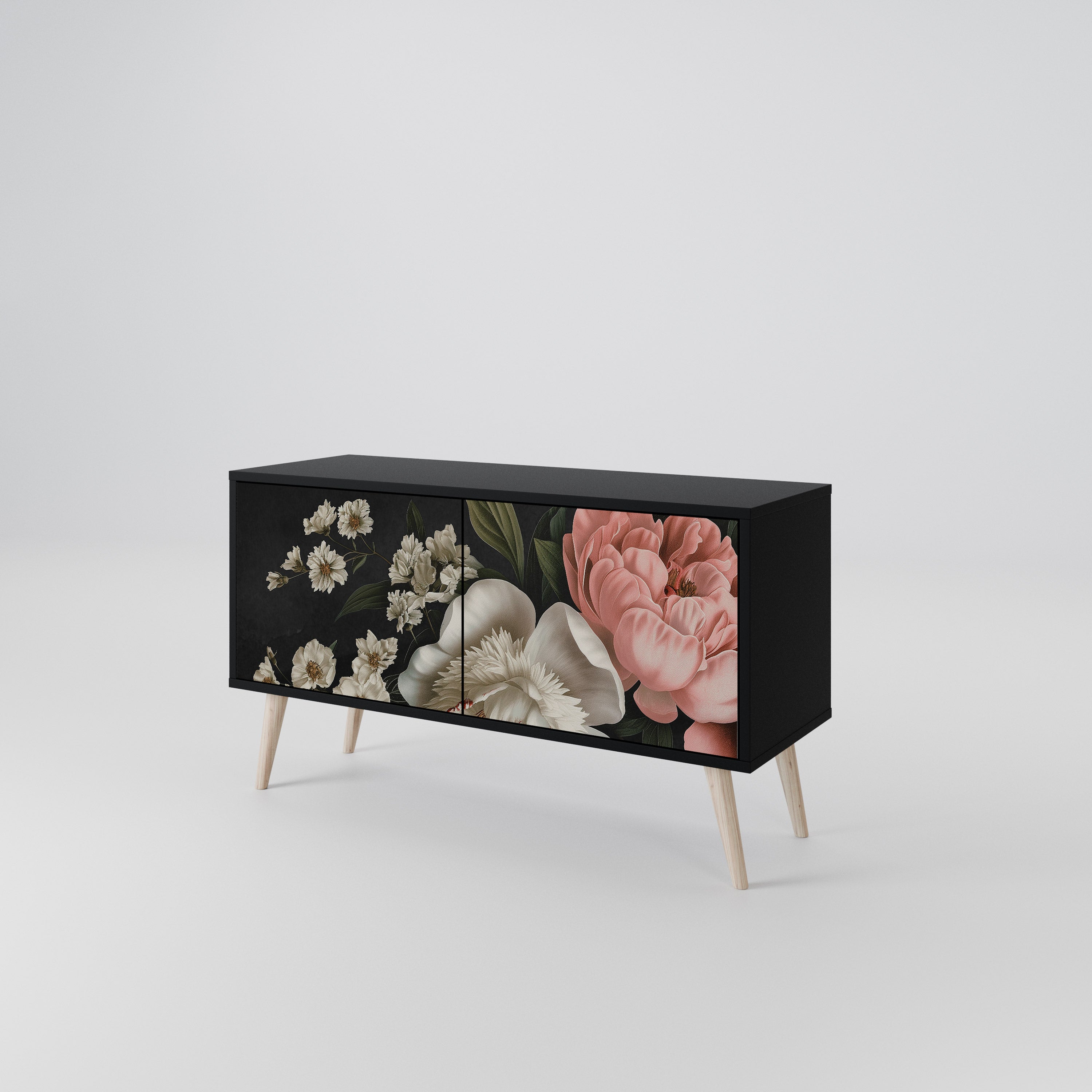 LUSH ELEGANCE Kompakt TV-bänk med 2 dörrar