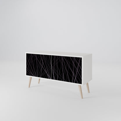 SHIMMER SPIDERGRAM Kompakt TV-bänk med 2 dörrar