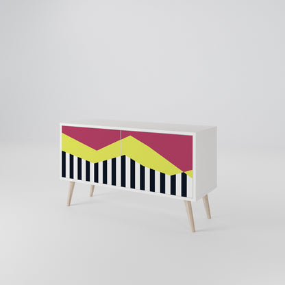 PIANO FANTASY Kompakt TV-bänk med 2 dörrar