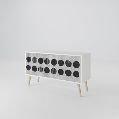 GHOSTLY GRADIENTS Kompakt TV-bänk med 2 dörrar