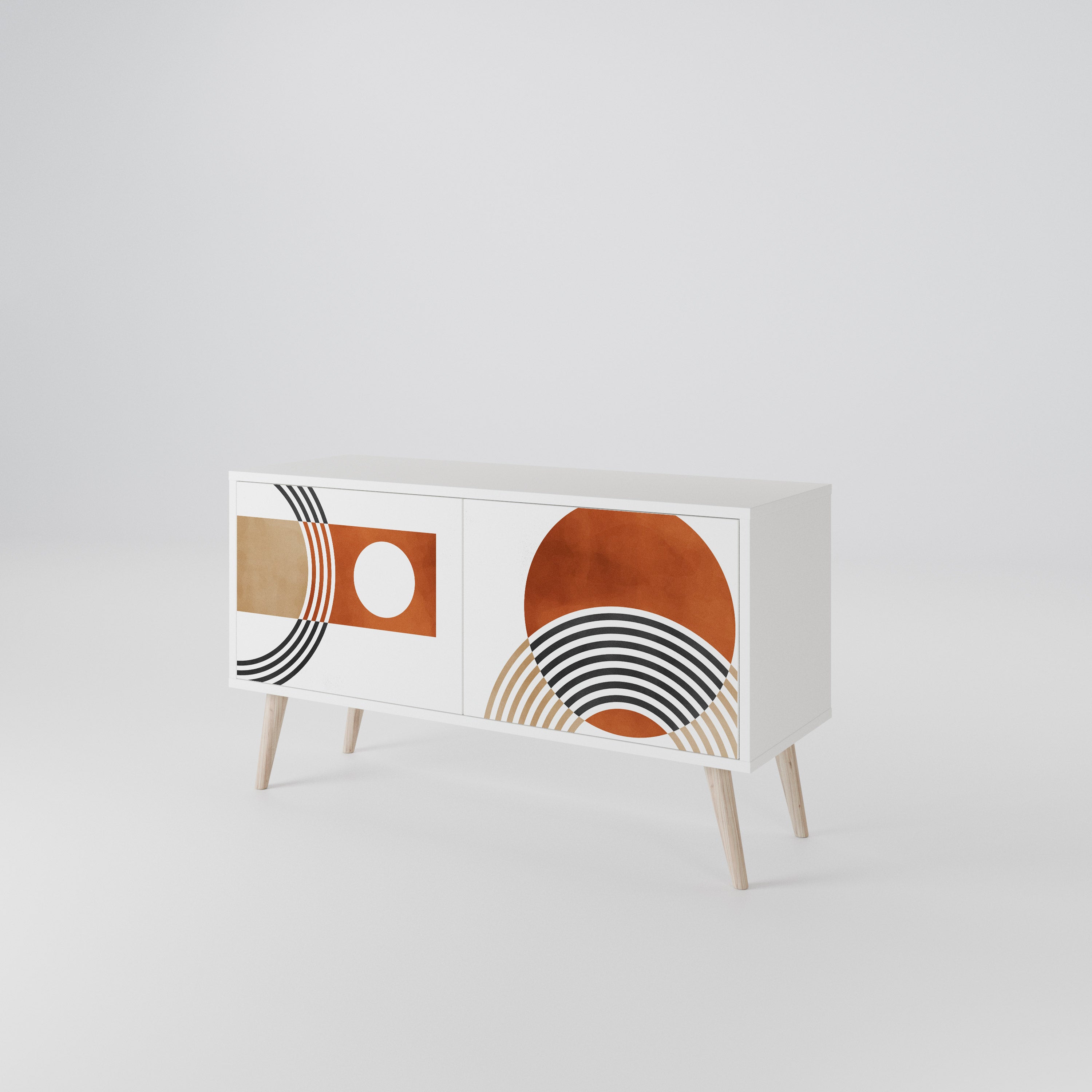 CIRCLE RHYTM Compact 2-Door TV Cabinet
