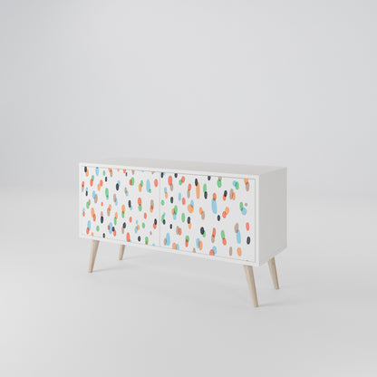 ENERGETIC SPOTS Kompakt TV-bänk med 2 dörrar