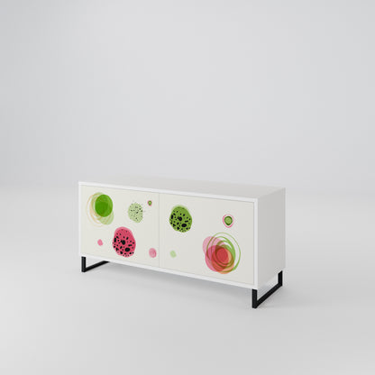 COLORFUL COSMOS Kompakt TV-bänk med 2 dörrar