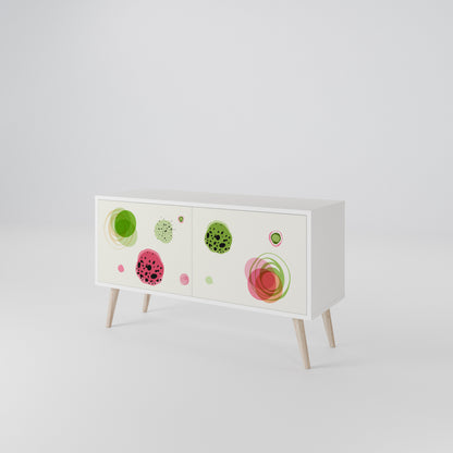 COLORFUL COSMOS Kompakt TV-bänk med 2 dörrar