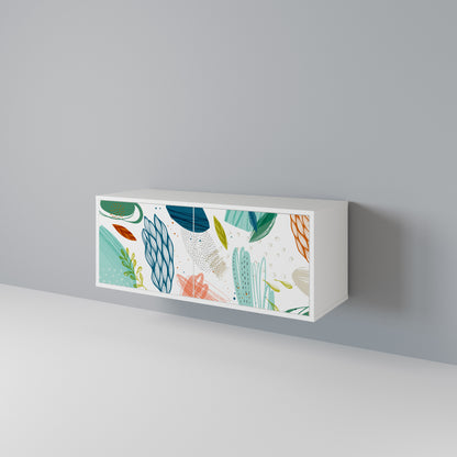 BOTANICAL HURRICANE Kompakt TV-bänk med 2 dörrar