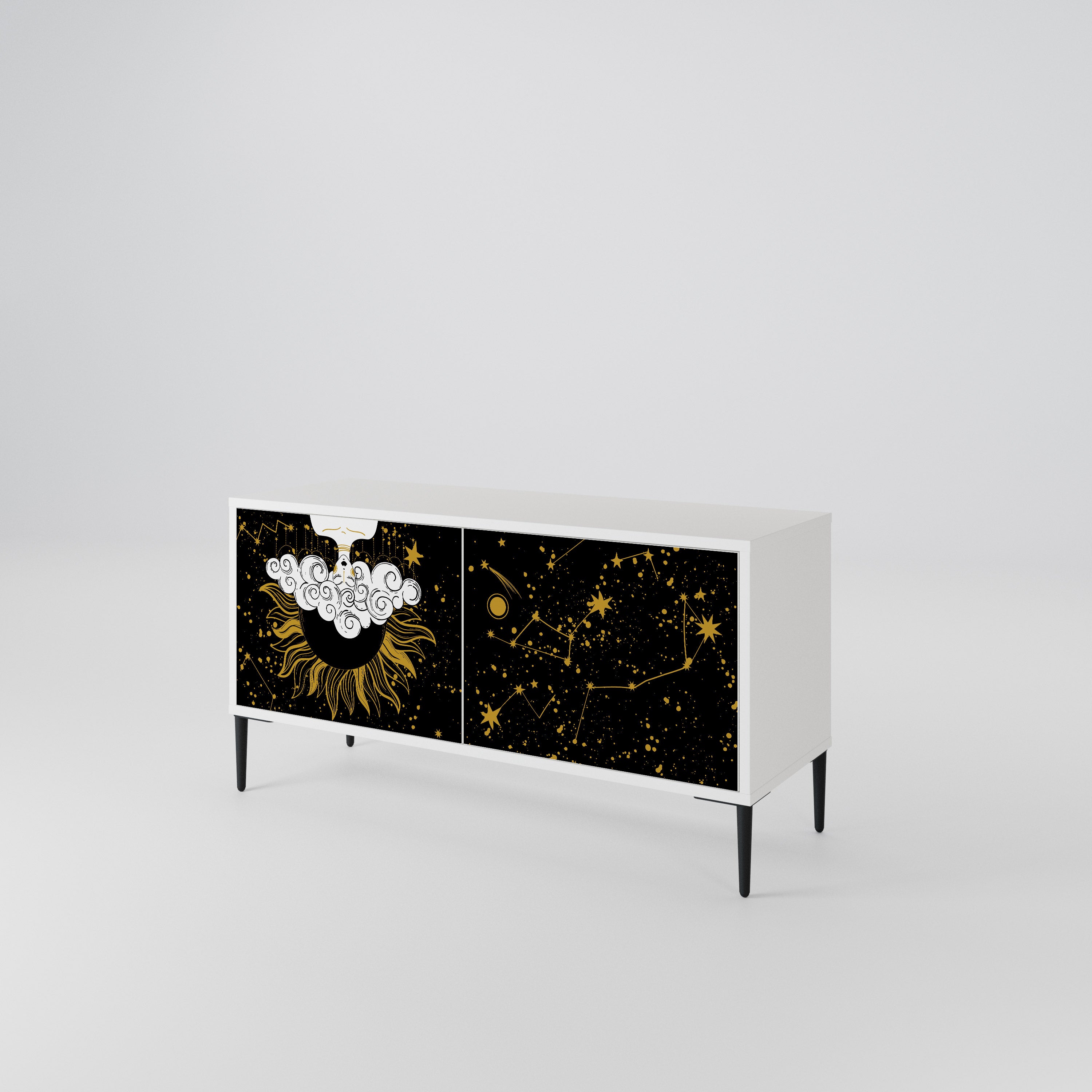 STELLAR CONSTELLATIONS Compact 2-Door TV Cabinet
