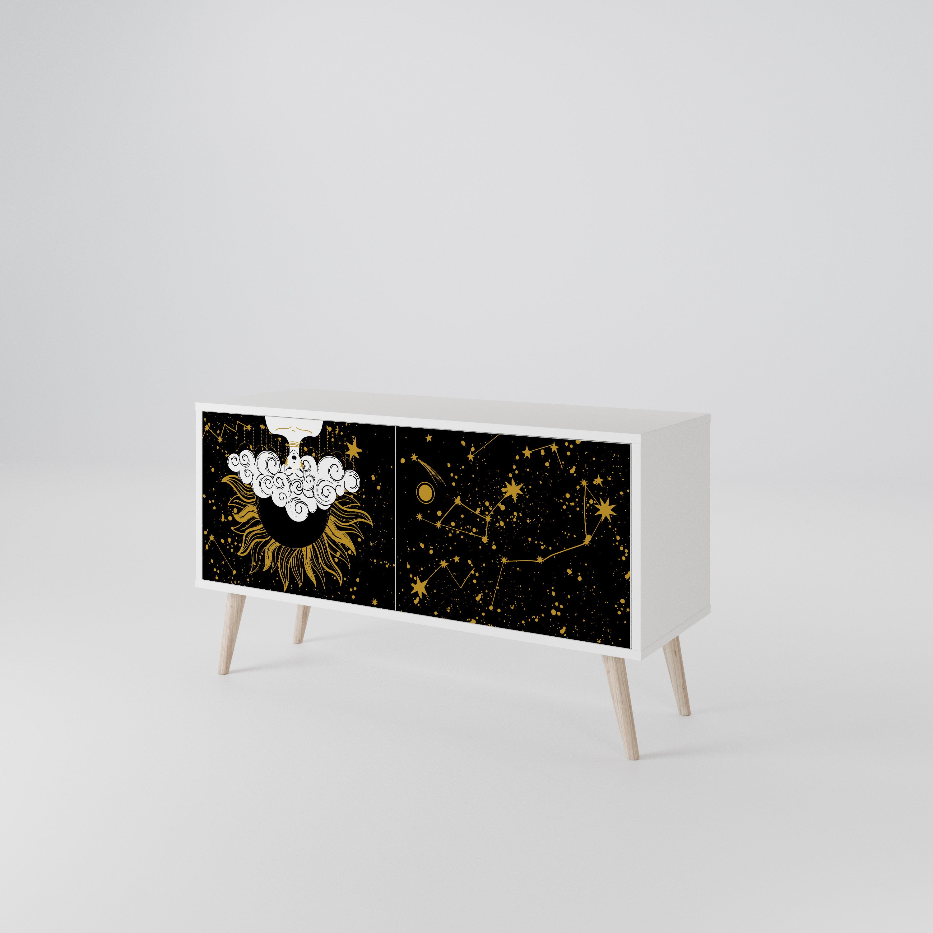 STELLAR CONSTELLATIONS Compact 2-Door TV Cabinet