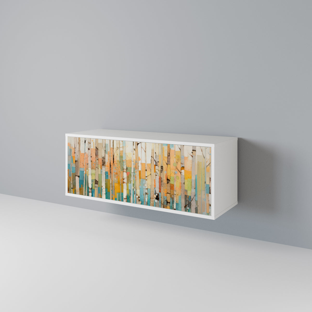 BIRCH KALEIDOSCOPE Kompakt TV-bänk med 2 dörrar