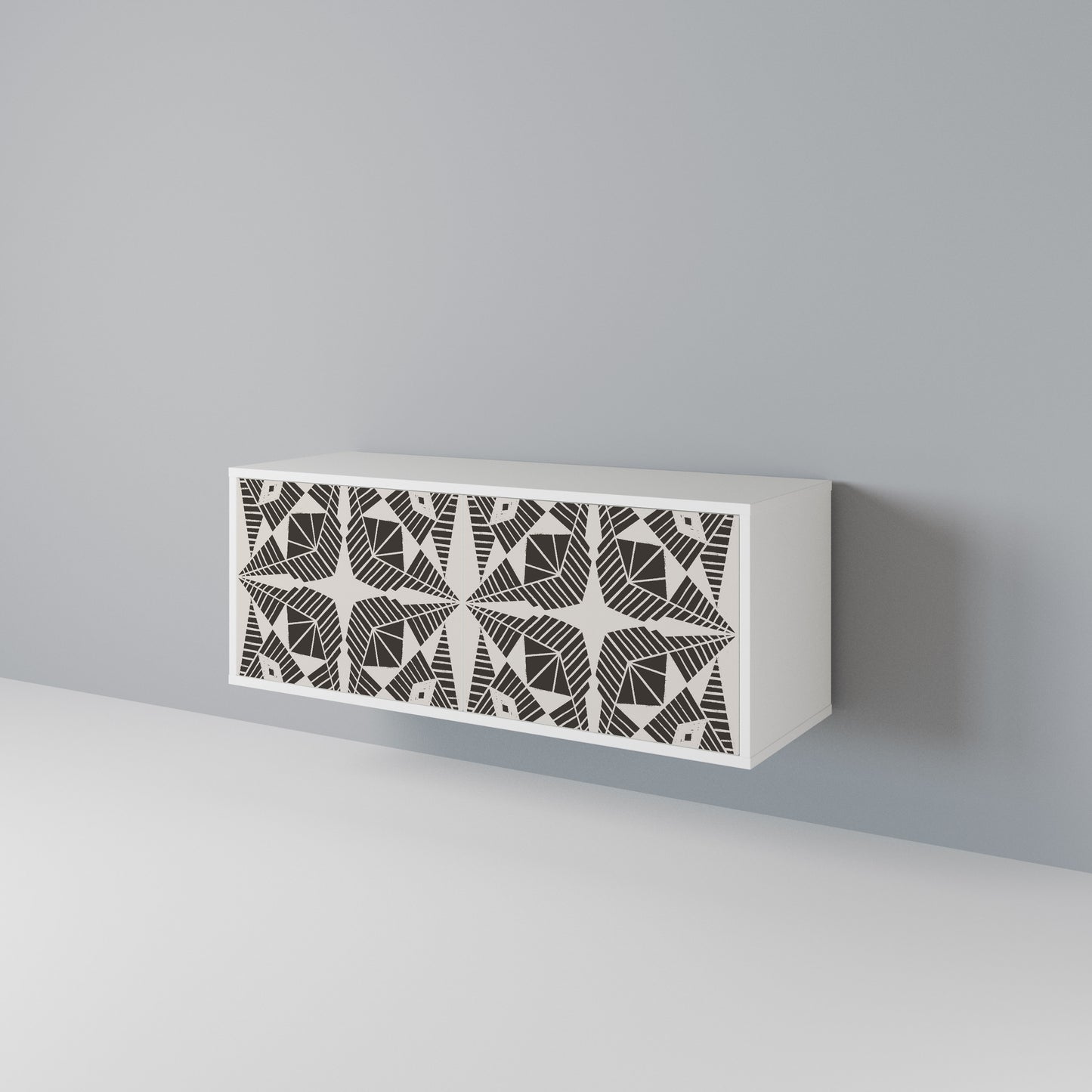 MONOCHROME NEXUS Kompakt TV-bänk med 2 dörrar