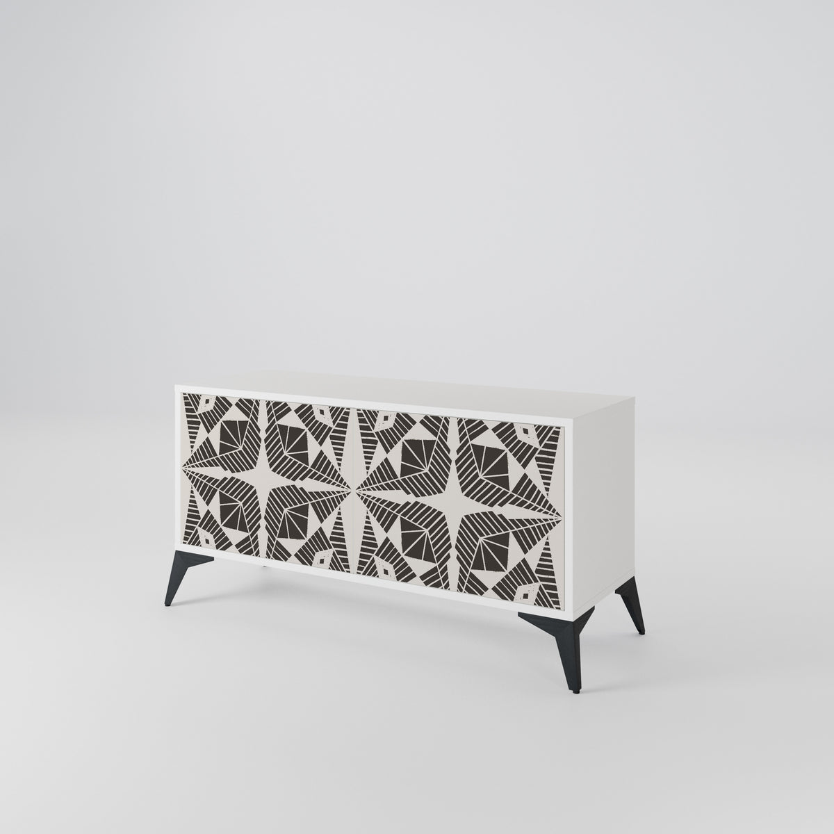 MONOCHROME NEXUS Kompakt TV-bänk med 2 dörrar