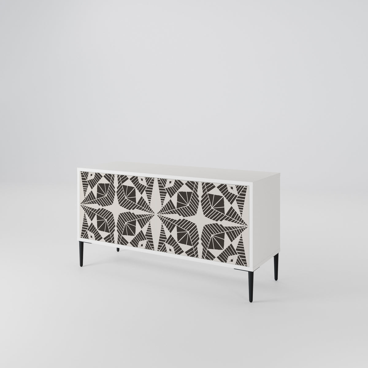 MONOCHROME NEXUS Kompakt TV-bänk med 2 dörrar