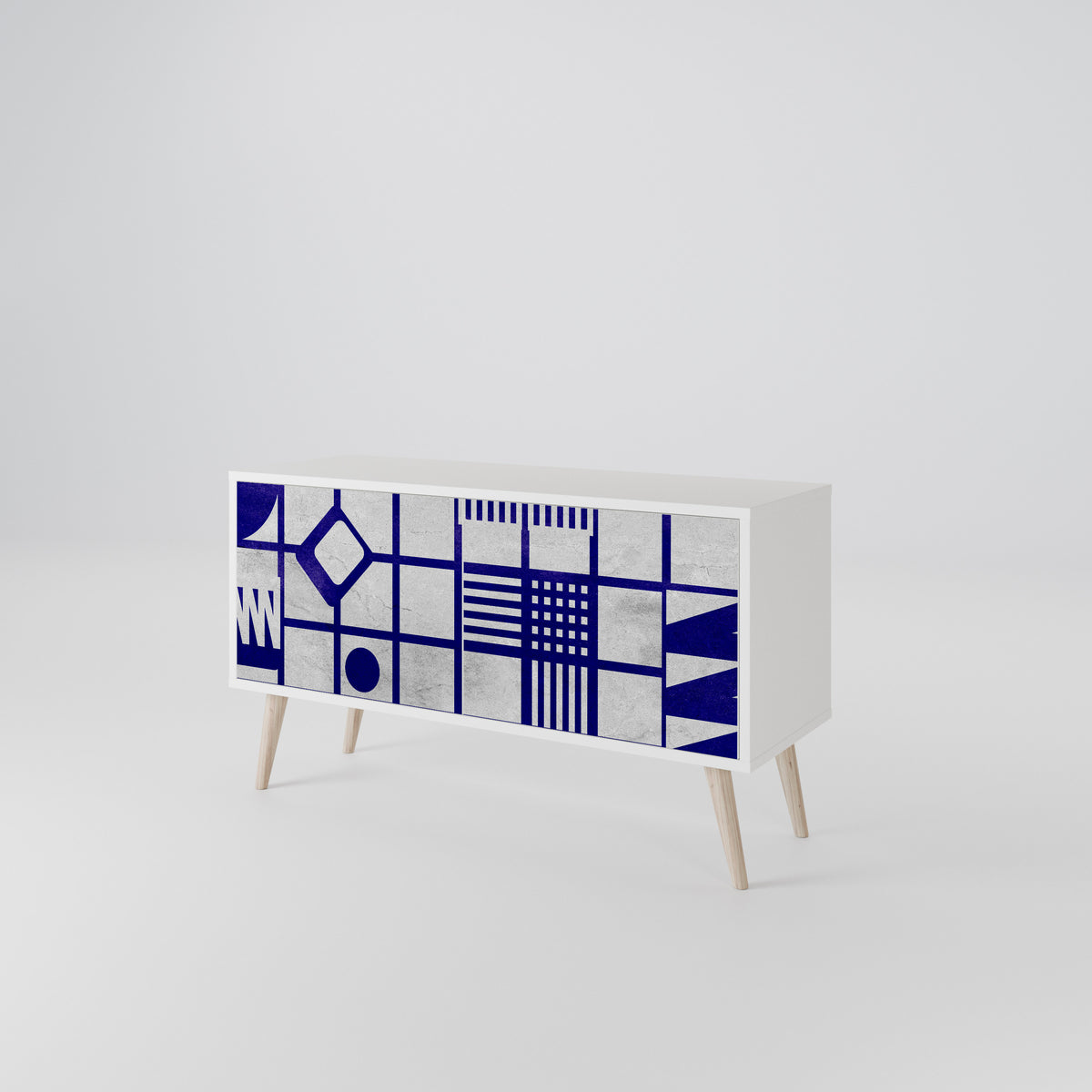 THE RIGHT PLACES Compact 2-Door TV Cabinet