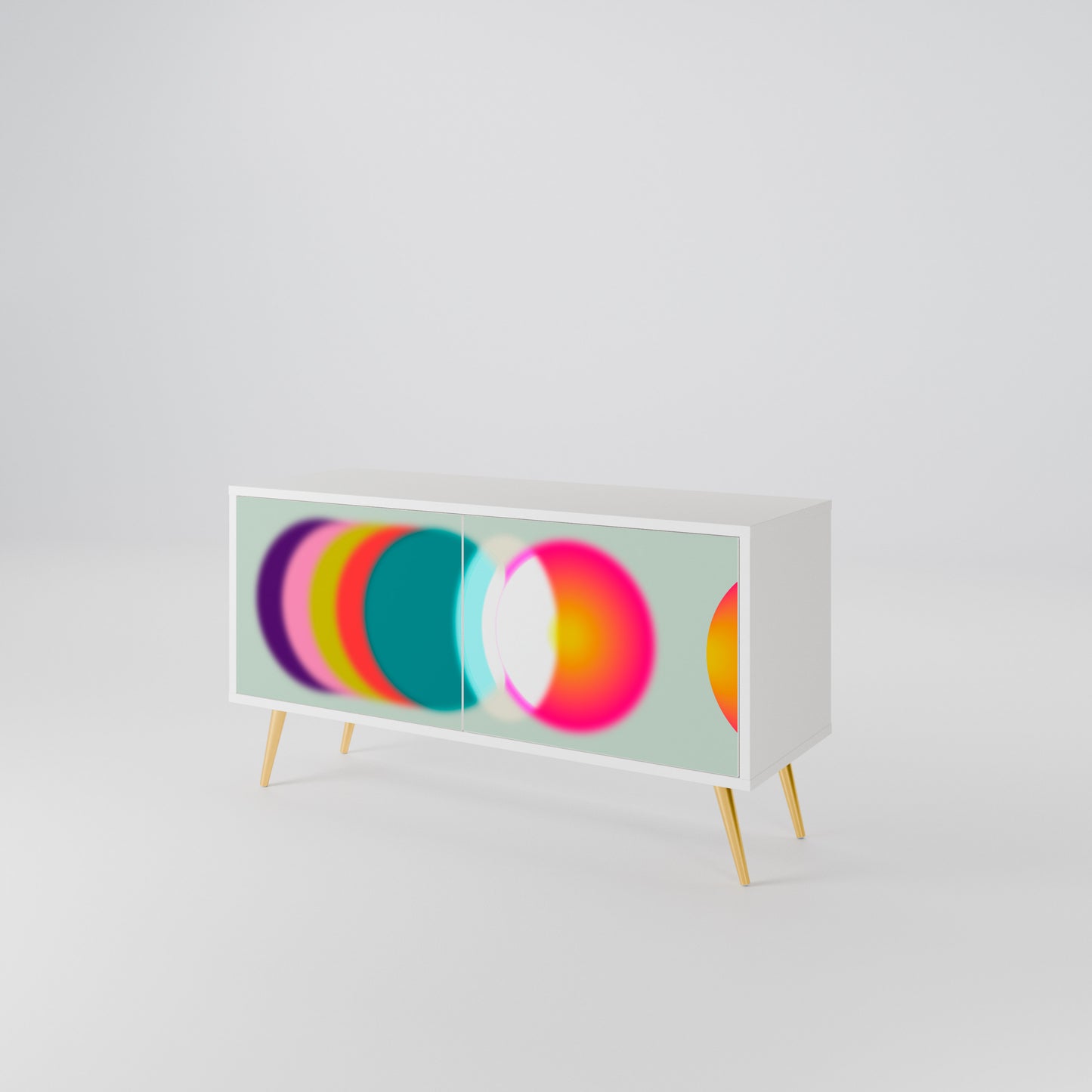 SYMPHONY OF COLORS Compact 2-Door TV Cabinet