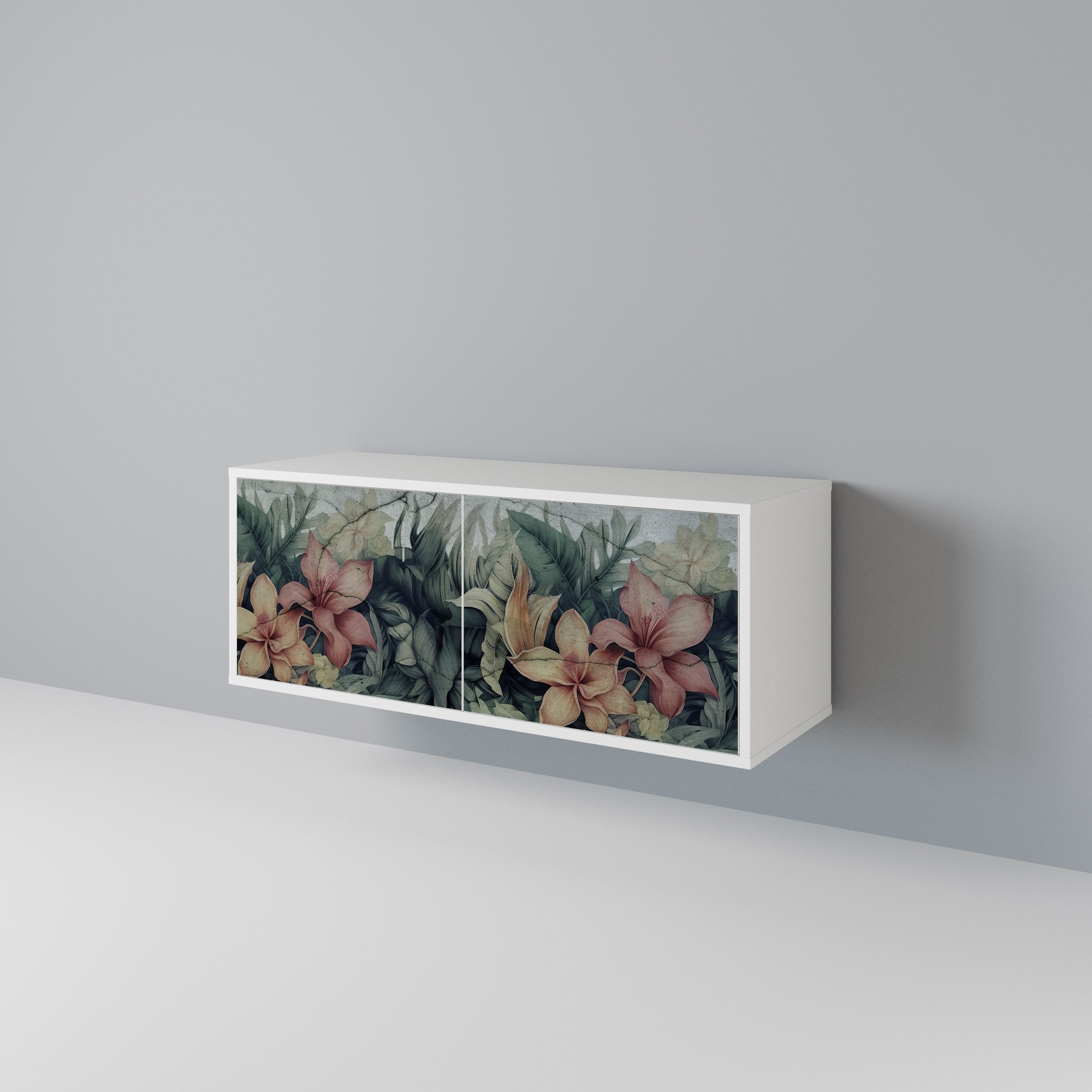 HEAVENLY BLOOM Kompakt TV-bänk med 2 dörrar