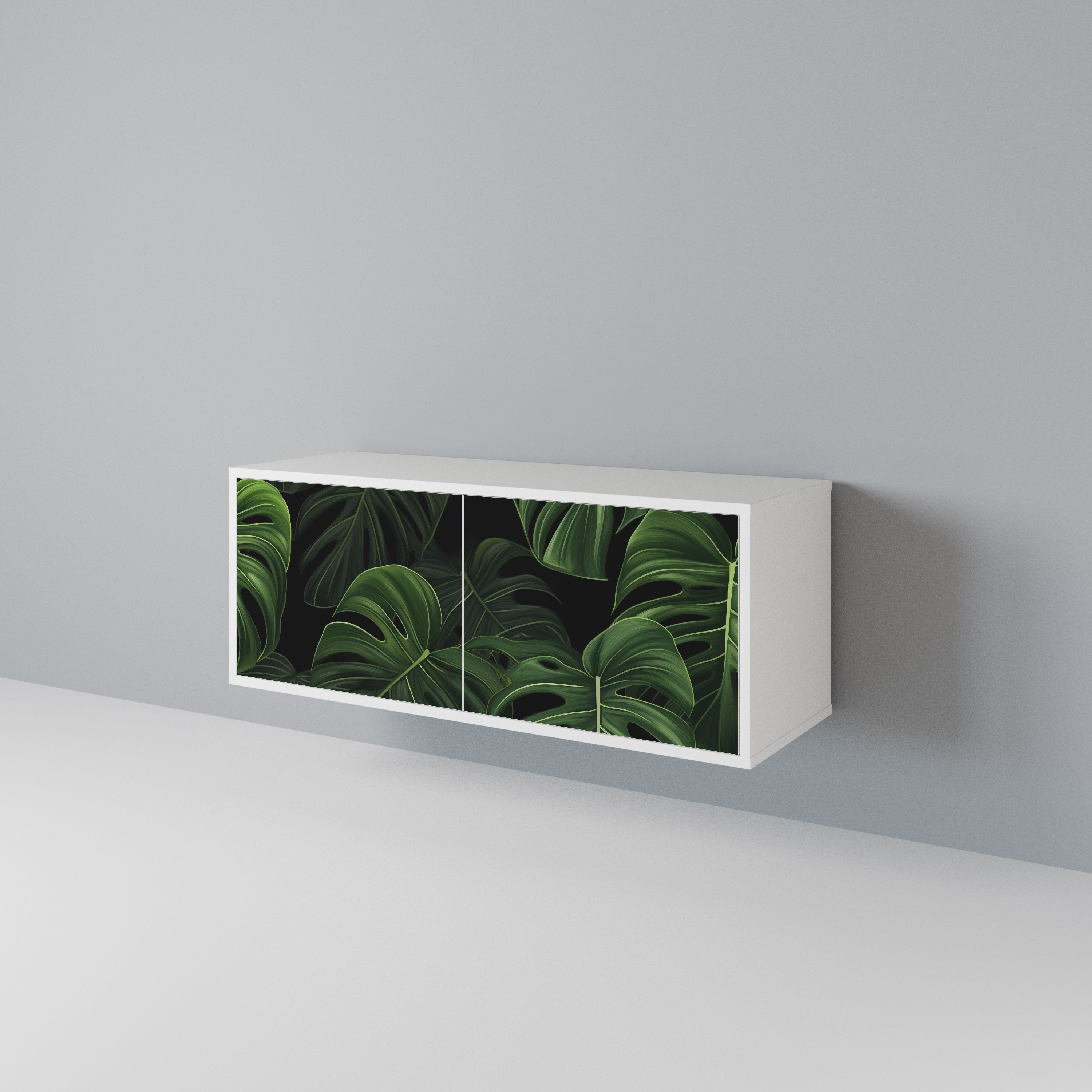 INFINITE MONSTERA Kompakt TV-bänk med 2 dörrar