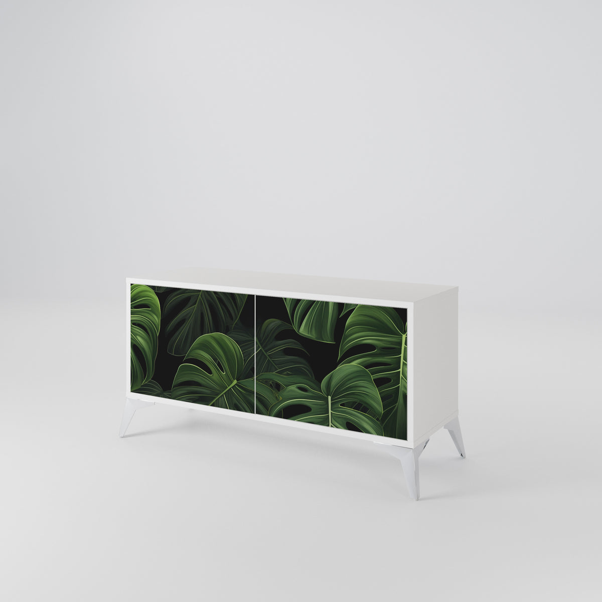 INFINITE MONSTERA Kompakt TV-bänk med 2 dörrar