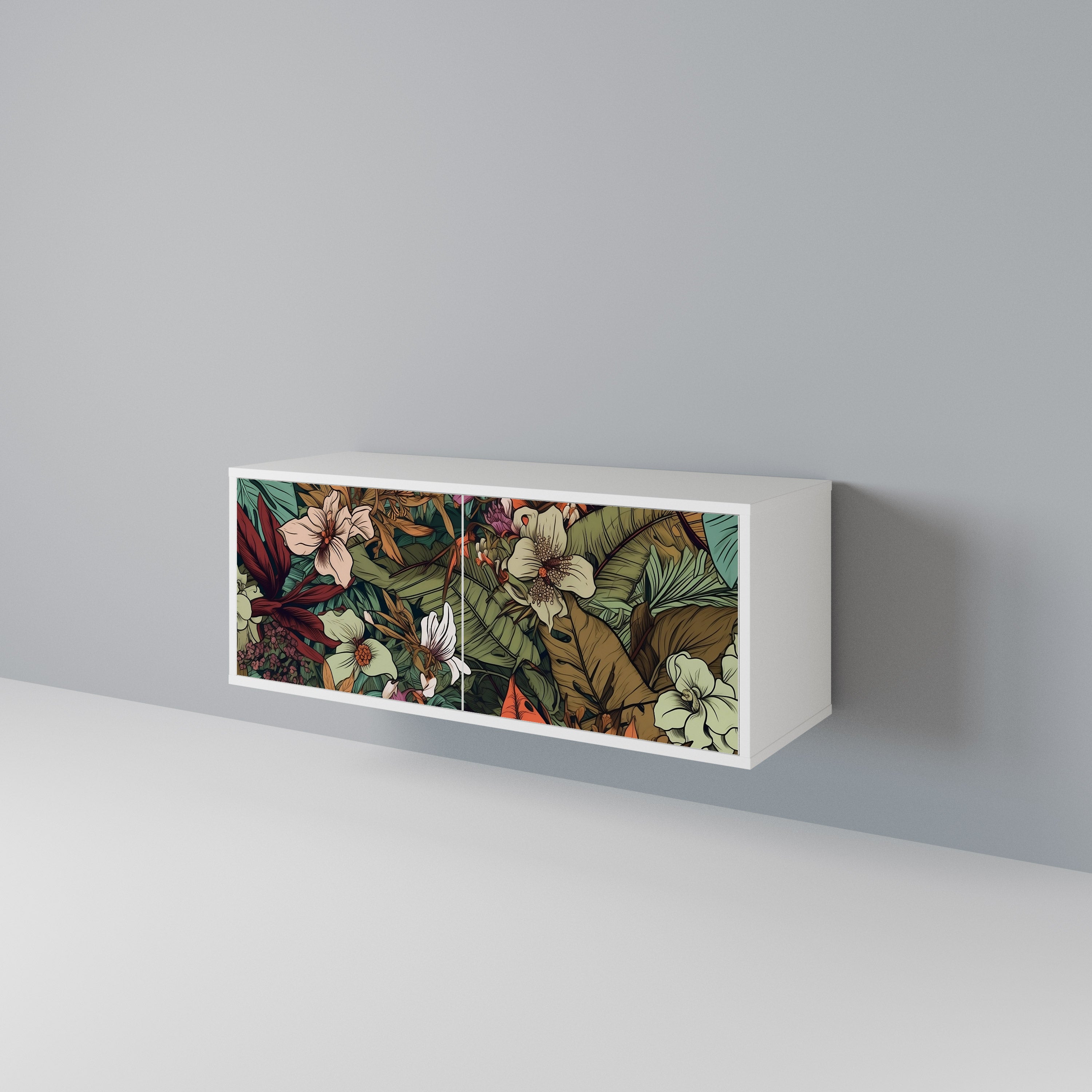 BOTANICAL EMERGENCE Kompakt TV-bänk med 2 dörrar