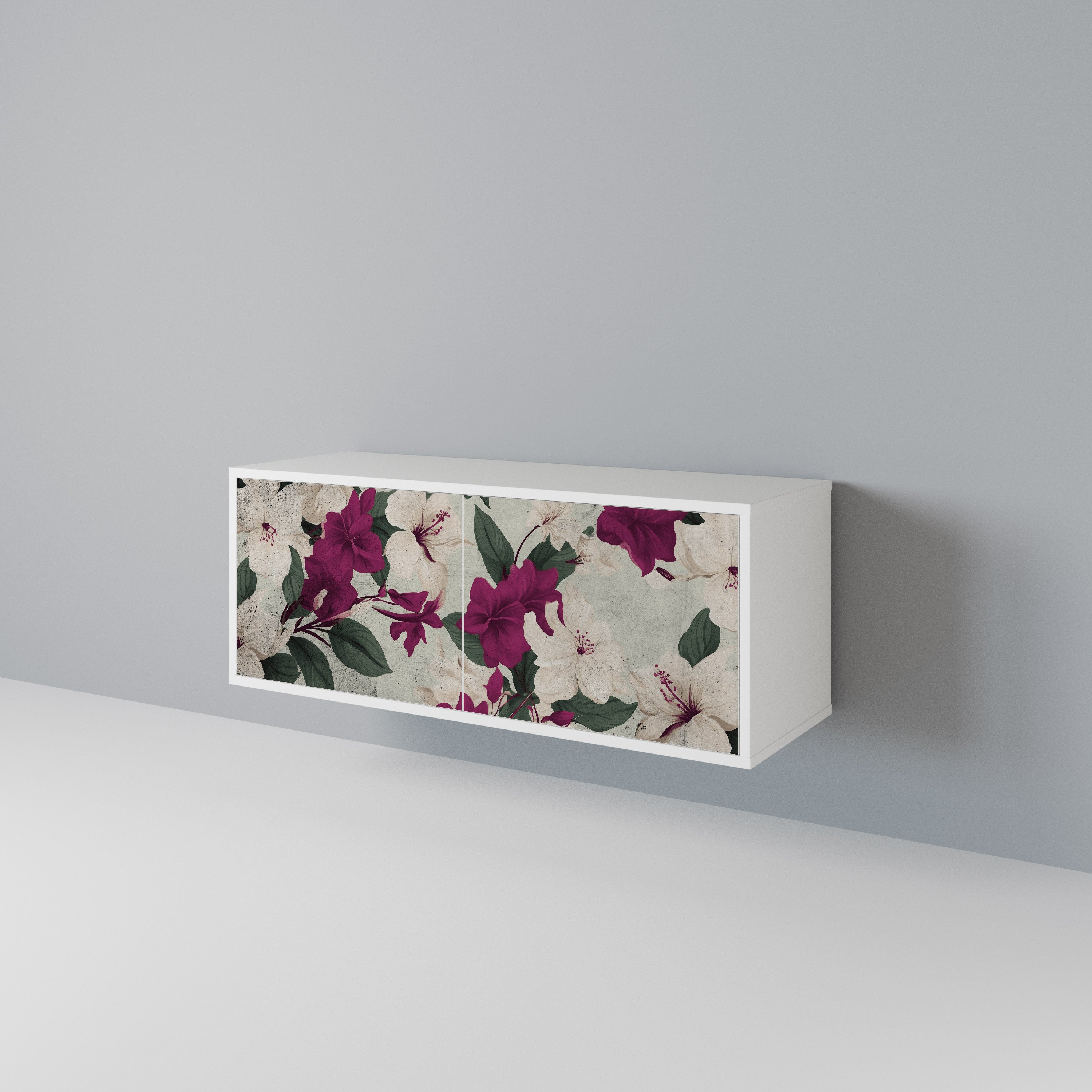 FLOWERET DREAM Kompakt TV-bänk med 2 dörrar