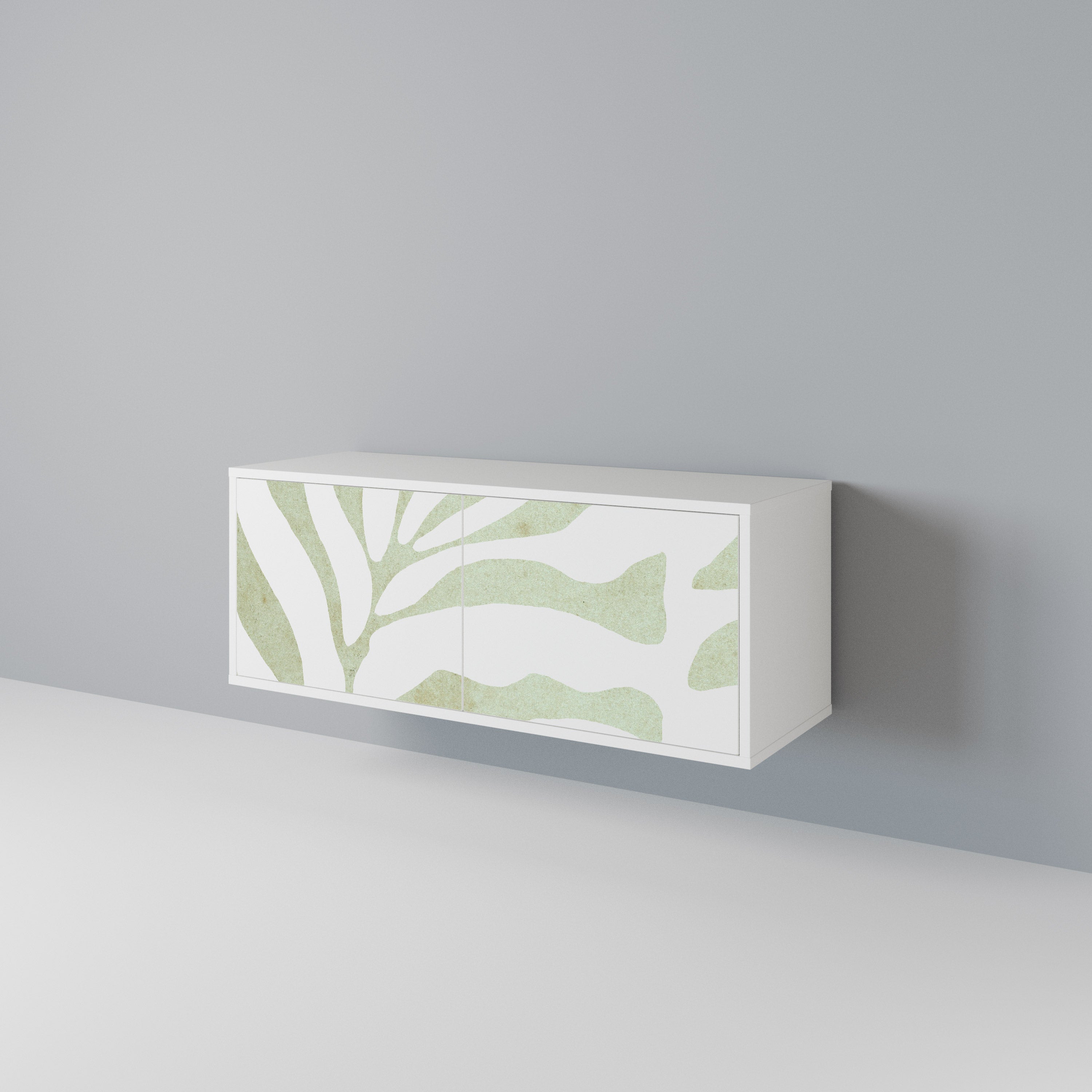 BOTANICAL SPARK Kompakt TV-bänk med 2 dörrar