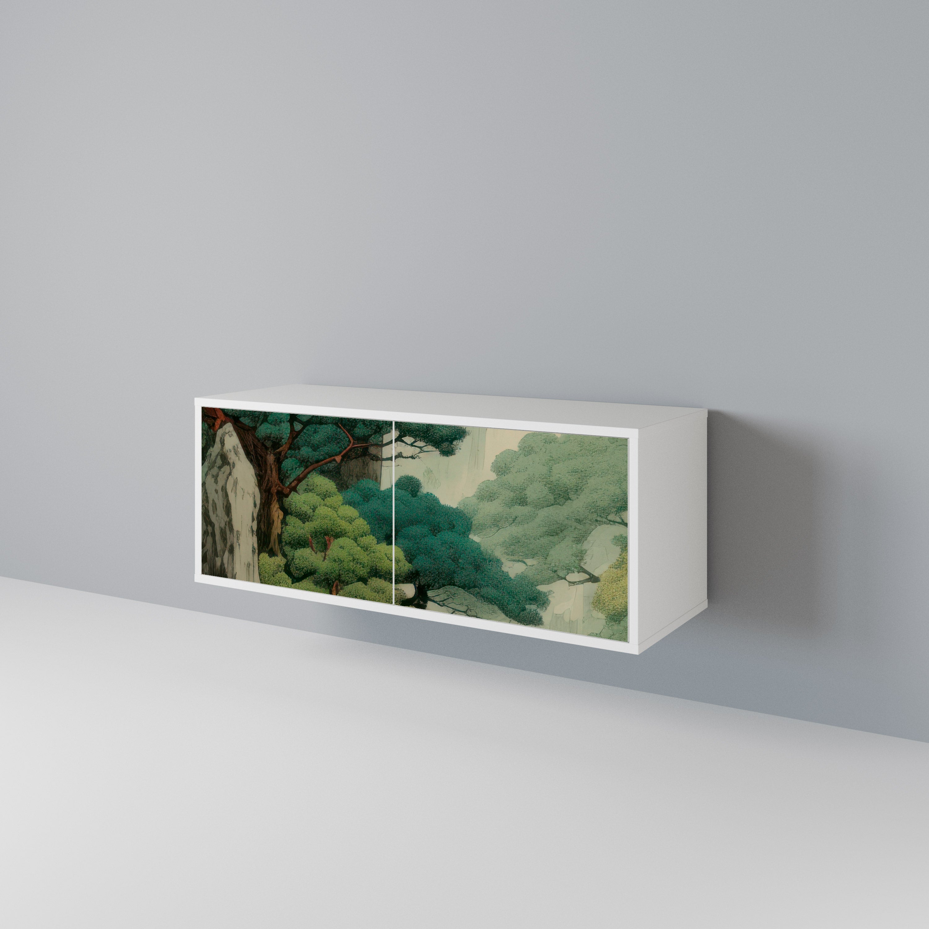 VERDURE ABYSS Kompakt TV-bänk med 2 dörrar
