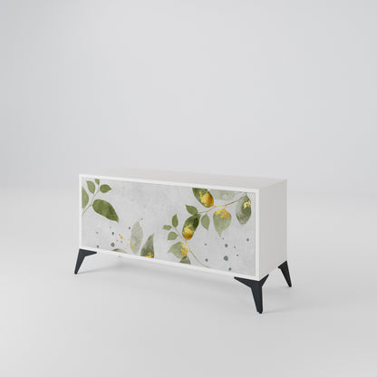 ELEGANT BOTANICS Kompakt TV-bänk med 2 dörrar