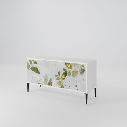 ELEGANT BOTANICS Kompakt TV-bänk med 2 dörrar