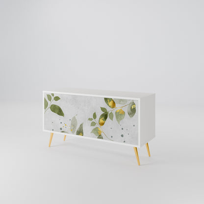 ELEGANT BOTANICS Kompakt TV-bänk med 2 dörrar