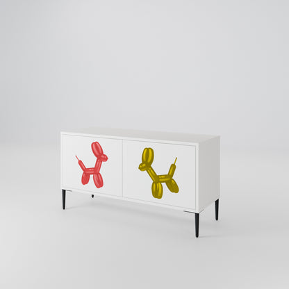 CHILDHOOD MEMORY Kompakt TV-bänk med 2 dörrar