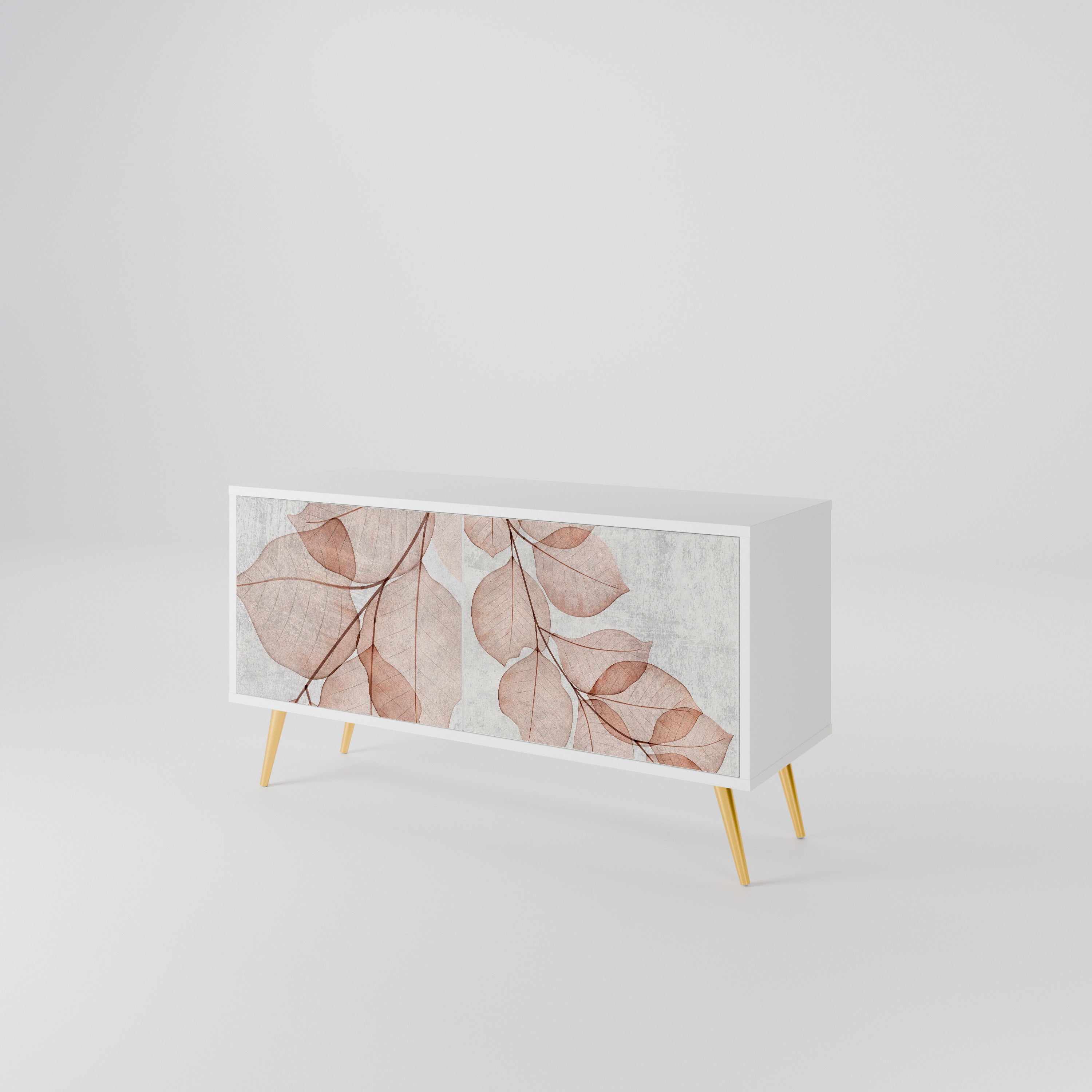 AUTUMN FRAGILITY Kompakt TV-bänk med 2 dörrar