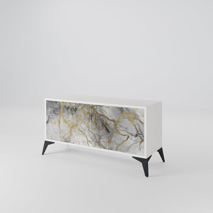 TIMELESS GLIDE Kompakt TV-bänk med 2 dörrar