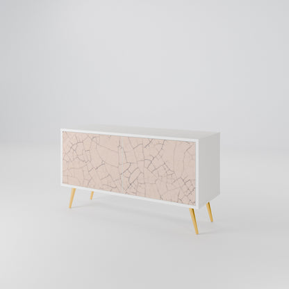 CERAMIC TEXTURE Kompakt TV-bänk med 2 dörrar