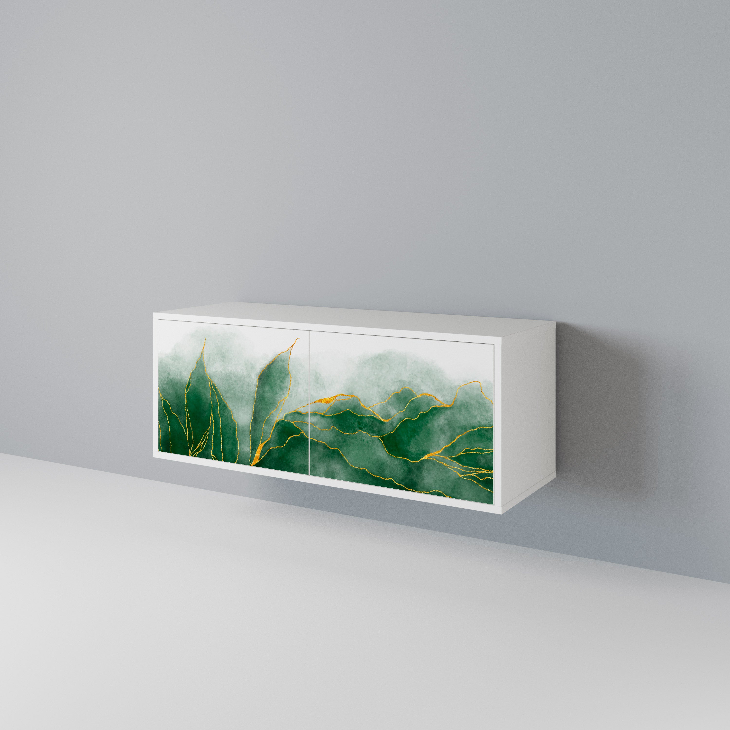 EXPENSIVE NATURE Kompakt TV-bänk med 2 dörrar