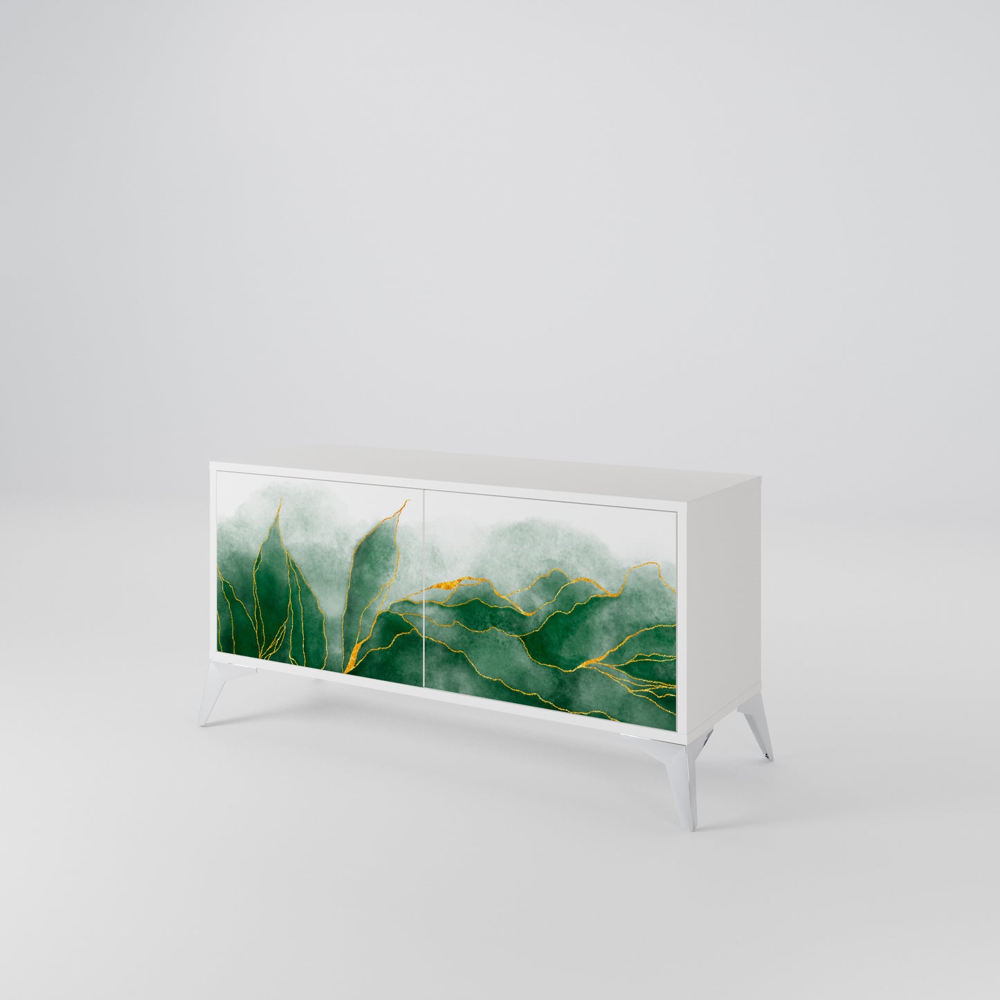 EXPENSIVE NATURE Kompakt TV-bänk med 2 dörrar
